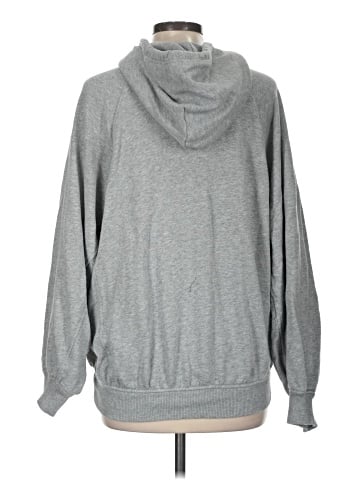 Madewell Heathered Terry Relaxed Raglan-Sleeve Sweatshirt (view 2)