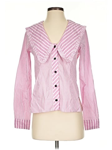 Ganni Long Sleeve Blouse (view 1)
