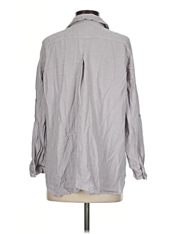 Side Stitch Long Sleeve Button-Down Shirt (view 2)