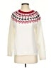 Talbots Outlet Argyle White Pullover Sweater Size S - photo 1