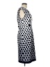 Connected Apparel Polka Dots Gray Cocktail Dress Size 10 - photo 4