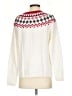 Talbots Outlet Argyle White Pullover Sweater Size S - photo 2