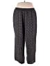 Basic Editions 100% Rayon Polka Dots Black Casual Pants Size 2X - photo 1