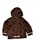 Mini Rodini Animal Print Brown Snow Jacket Size 6 - 7 - photo 2