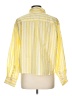 Talbots 100% Cotton Stripes Yellow Long Sleeve Button-Down Shirt Size L - photo 2