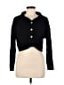 Wild Fable Black 3/4 Sleeve Button-Down Shirt Size M - photo 1