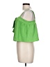 Timing 100% Polyester Green Sleeveless Blouse Size L - photo 5