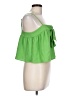 Timing 100% Polyester Green Sleeveless Blouse Size L - photo 4