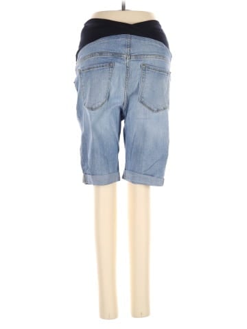 Isabel Maternity Denim Shorts (view 2)