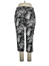 Apt. 9 Print Black Active Pants Size 14 - photo 1