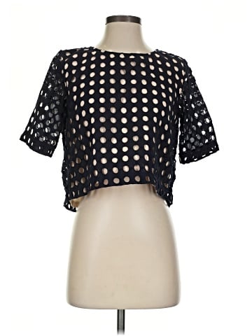 Ann Taylor Short Sleeve Blouse (view 1)