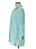 Brooks Brothers 100% Linen Teal 3/4 Sleeve Button-Down Shirt Size 8 - photo 5