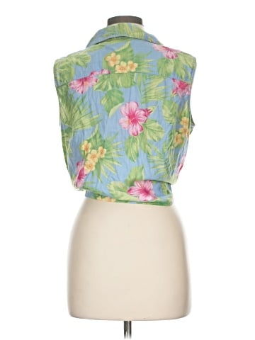 Lauren by Ralph Lauren Sleeveless Button-Down Shirt (view 2)