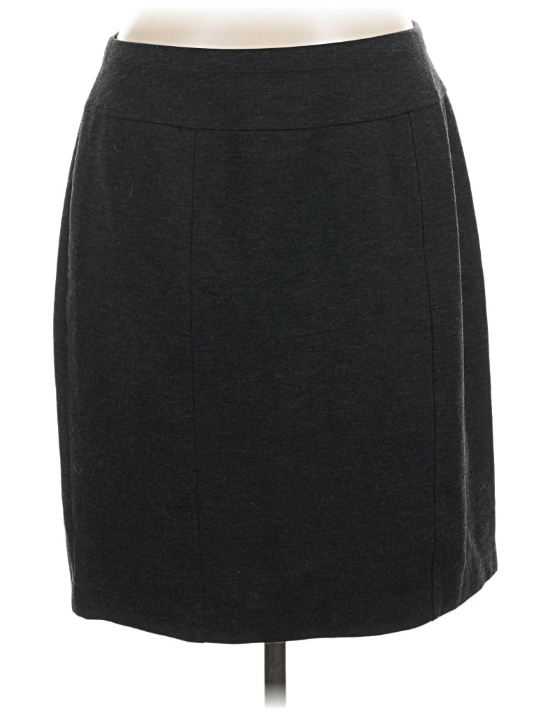 Pre-owned Ellen Tracy Casual Skirt In Gray