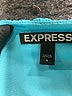 Express 100% Polyester Solid Teal Cocktail Dress Size 4 - photo 7
