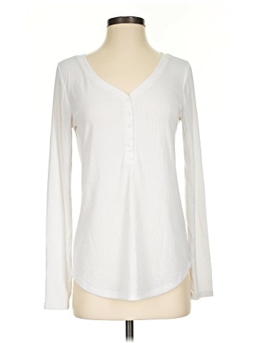 a.n.a. A New Approach Long Sleeve Henley (view 1)