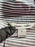 Old Navy 100% Cotton Stripes Blue 3/4 Sleeve Button-Down Shirt Size M - photo 7