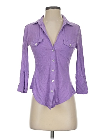 James Perse 3/4 Sleeve Button-Down Shirt (view 1)