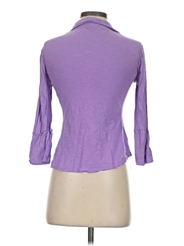 James Perse 3/4 Sleeve Button-Down Shirt (view 2)