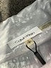 Calvin Klein 100% Polyester Metallic Silver Long Sleeve Blouse Size S - photo 7