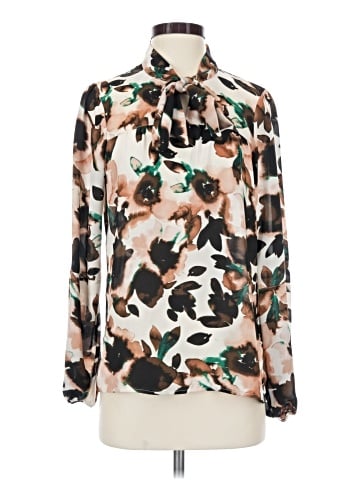 DKNY Long Sleeve Blouse (view 1)