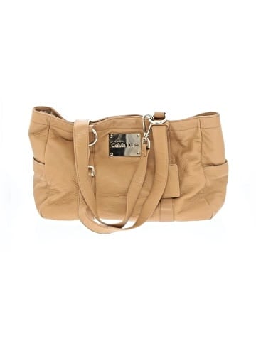 Calvin Klein Leather Tote (view 1)