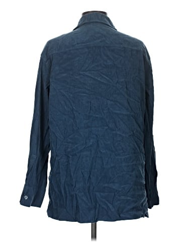Basic Editions Long Sleeve Button-Down Shirt (view 2)