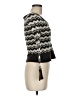 Tory Burch 100% Wool Chevron-herringbone Black Wool Pullover Sweater Size M - photo 4