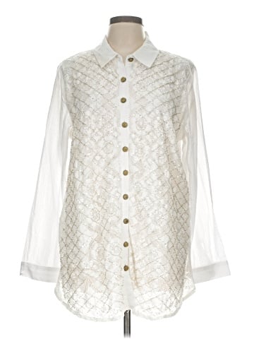 Soft Surroundings 3/4 Sleeve Blouse (view 1)