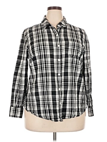 Pure Energy Long Sleeve Button-Down Shirt (view 1)