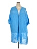 Catherines 100% Acrylic Blue Poncho Size 4X - photo 1