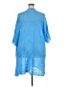 Catherines 100% Acrylic Blue Poncho Size 4X - photo 2
