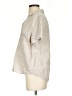 J.Crew 100% Linen Metallic Silver Short Sleeve Blouse Size S - photo 5