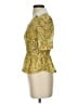 Maeve Gold Short Sleeve Blouse Size XXS - photo 5