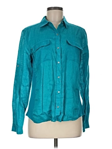 Calvin Klein Long Sleeve Button-Down Shirt (view 1)