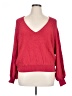 Free People Red Pullover Sweater Size XL - photo 1