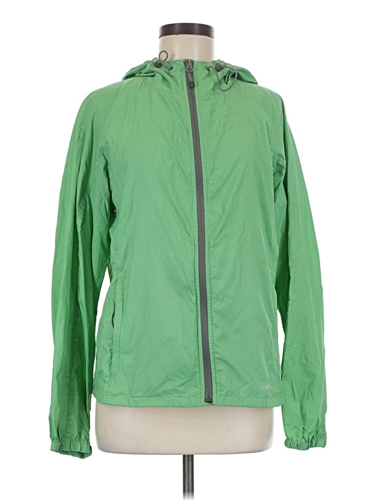 Pre-owned Eddie Bauer Windbreaker Jacket In Green