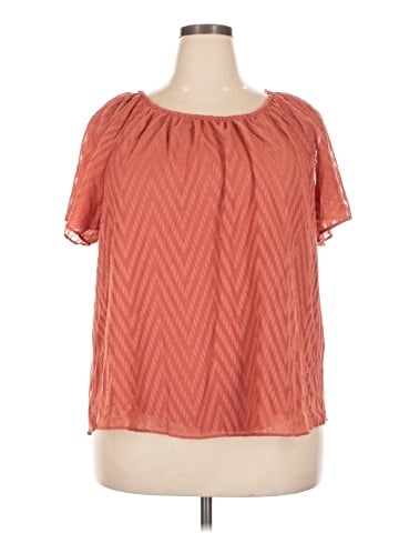 LC Lauren Conrad Short Sleeve Blouse (view 1)
