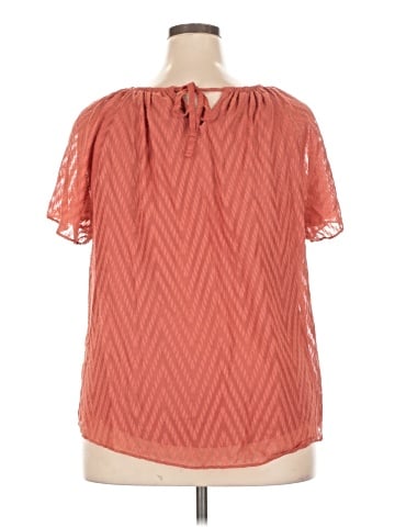 LC Lauren Conrad Short Sleeve Blouse (view 2)