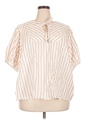 LC Lauren Conrad Short Sleeve Blouse (view 1)