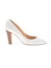 Sergio Rossi 100% Leather Ivory Heels Size EU 37 1/2 - photo 1