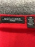 Notations Red Short Sleeve Top Size 1X - photo 4