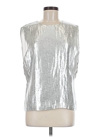Rachel Roy Sleeveless Silk Top (view 1)