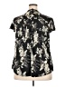 Cocomo Floral Black Short Sleeve Blouse Size 2X - photo 2