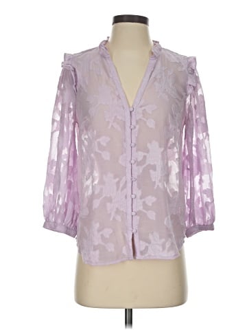 Maeve by Anthropologie 3/4 Sleeve Blouse (view 1)