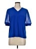 Calvin Klein Blue Short Sleeve Top Size M - photo 1