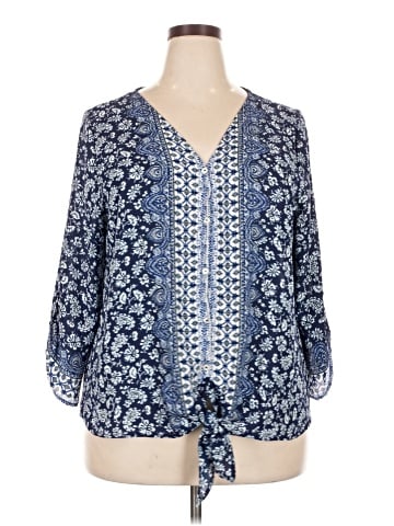 Tua 3/4 Sleeve Blouse (view 1)