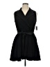 MSK Solid Black Cocktail Dress Size XL Petite - photo 1