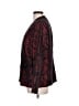 Chico's Paisley Red Burgundy Blazer Size Lg (2) - photo 5