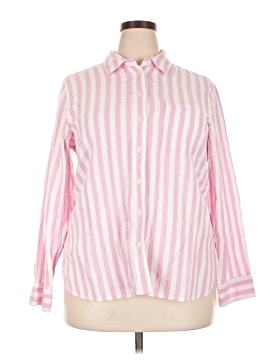 J.Crew Factory Store Long Sleeve Button-Down Shirt (view 1)